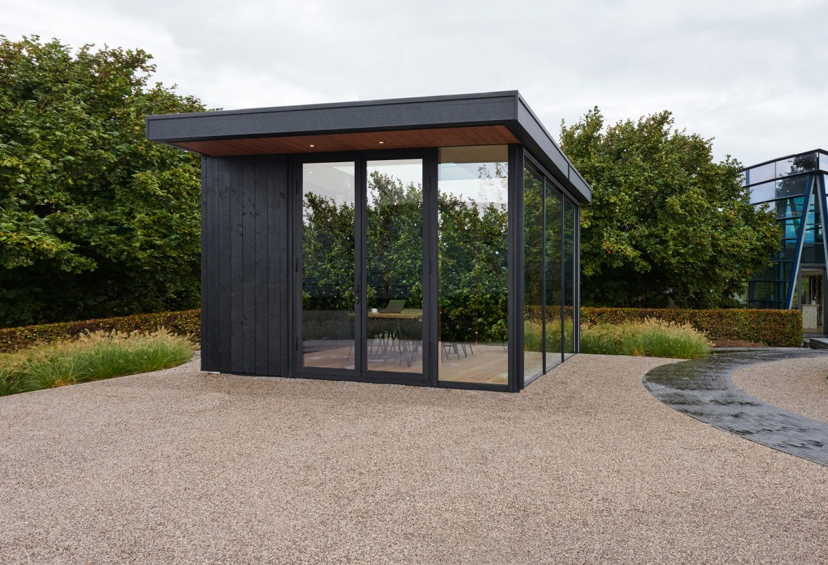 houten tuinkantoor