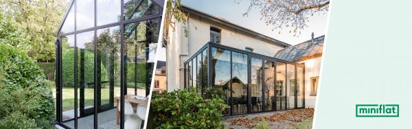 veranda in aluminium of staal