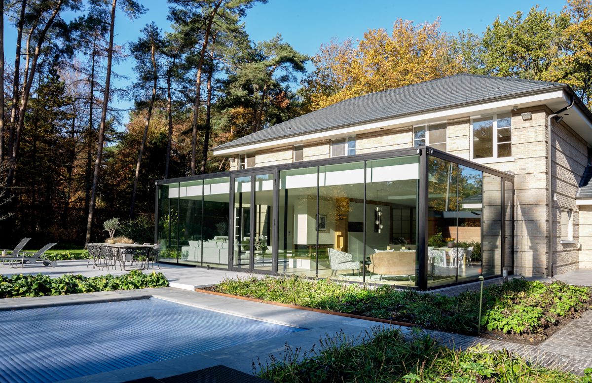 aluminium leefveranda - steellook veranda
