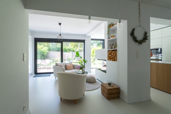 Leefveranda in scandinavische stijl