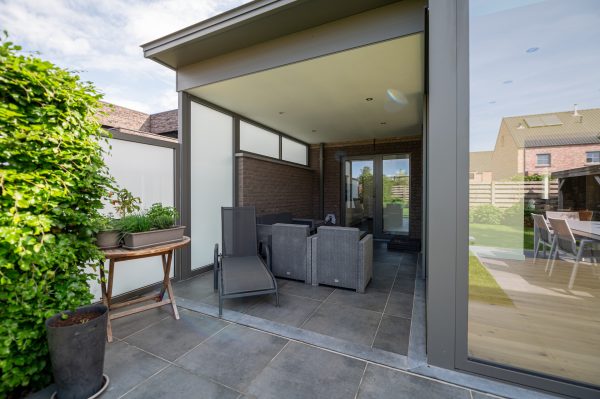 Moderne veranda en pergola