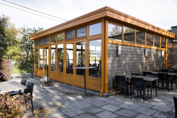 Houten veranda
